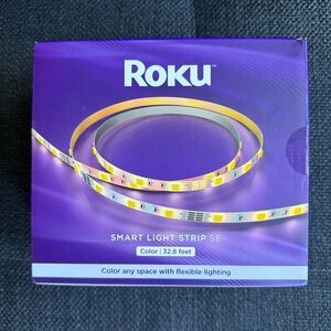 Roku Smart Light Strip SE - Color - 32.8 feet long - New in Box